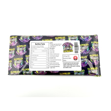Blueberry Blast Wonka Bar 1000mg
